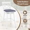 Adjustable Counter Bar-stools with Backrest and Seat Cushion Set of 2